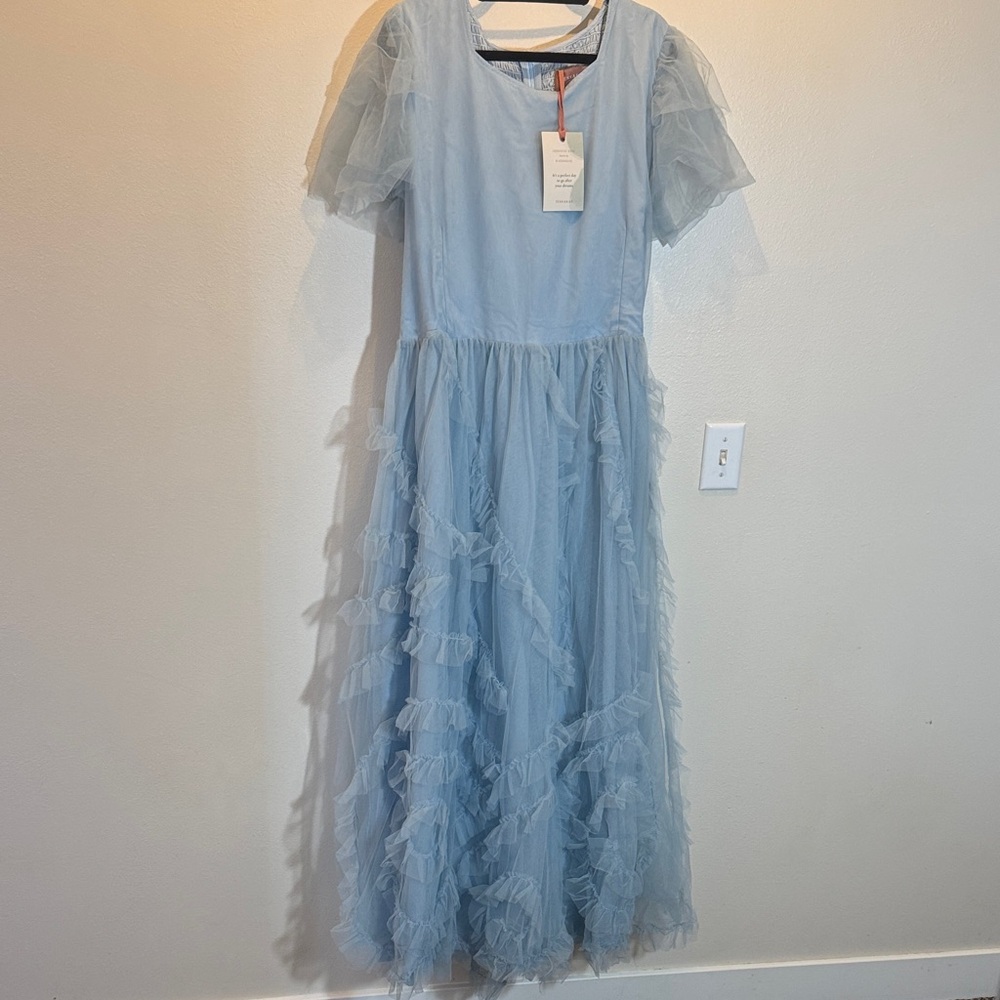Elegant Blue Cinderella dress